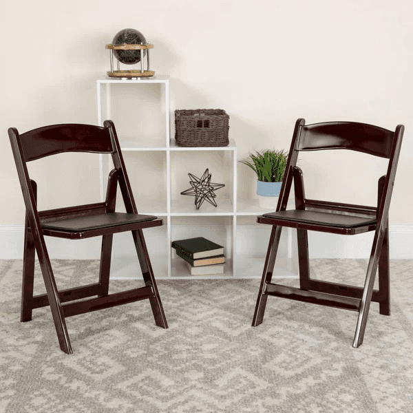 Hercules Folding Chair (Mahogany Red)